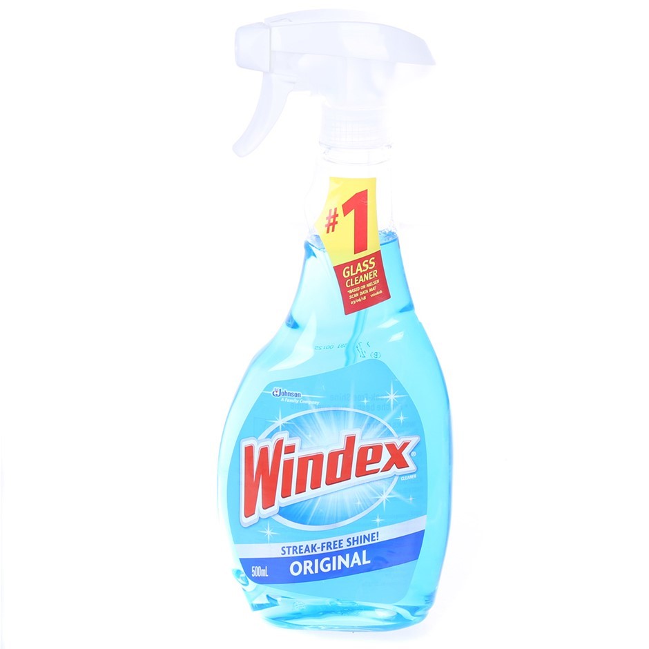 4 x WINDEX Streak Free Shine Glass Cleaner, 500ml.