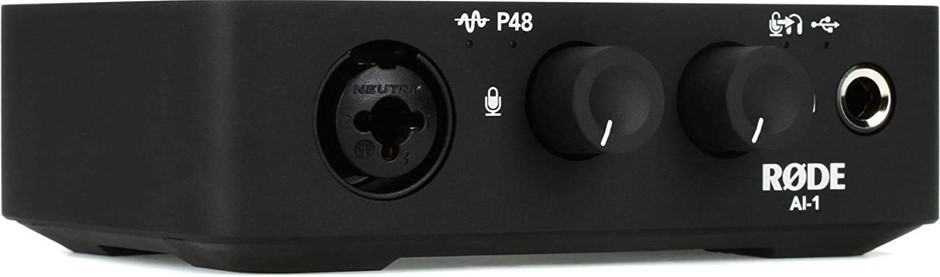 RØDE AI-1 Studio-grade Single-channel USB Audio Interface with Neutrik Comb