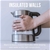 KITCHEN COUTURE Cool-Touch LED Glass Kettle Stainless Steel, Dual Wall, 1.7