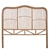 TEMPLE & WEBSTER Natural Marley Rattan Bedhead. King Size :162cm H x 190cm