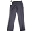 CALVIN KLEIN Men's W20 Slim Suit Pant Trouser, Size 88R, 100% Wool, Charcoa