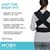 MOBY Classic Wrap, Black, One-Size-Fits-All.