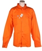 5 x WS WORKWEAR Mens Long Sleeve Shirt, Size 4XL, Orange.  Buyers Note - Di