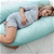 WOOLCOMFORT Australian Made Pregnancy Pillow Body Feeding Support. NB: Miss