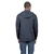 SIGNATURE Men's Hooded Fleece Jacket, Size L, Navy. Buyers Note - Discount