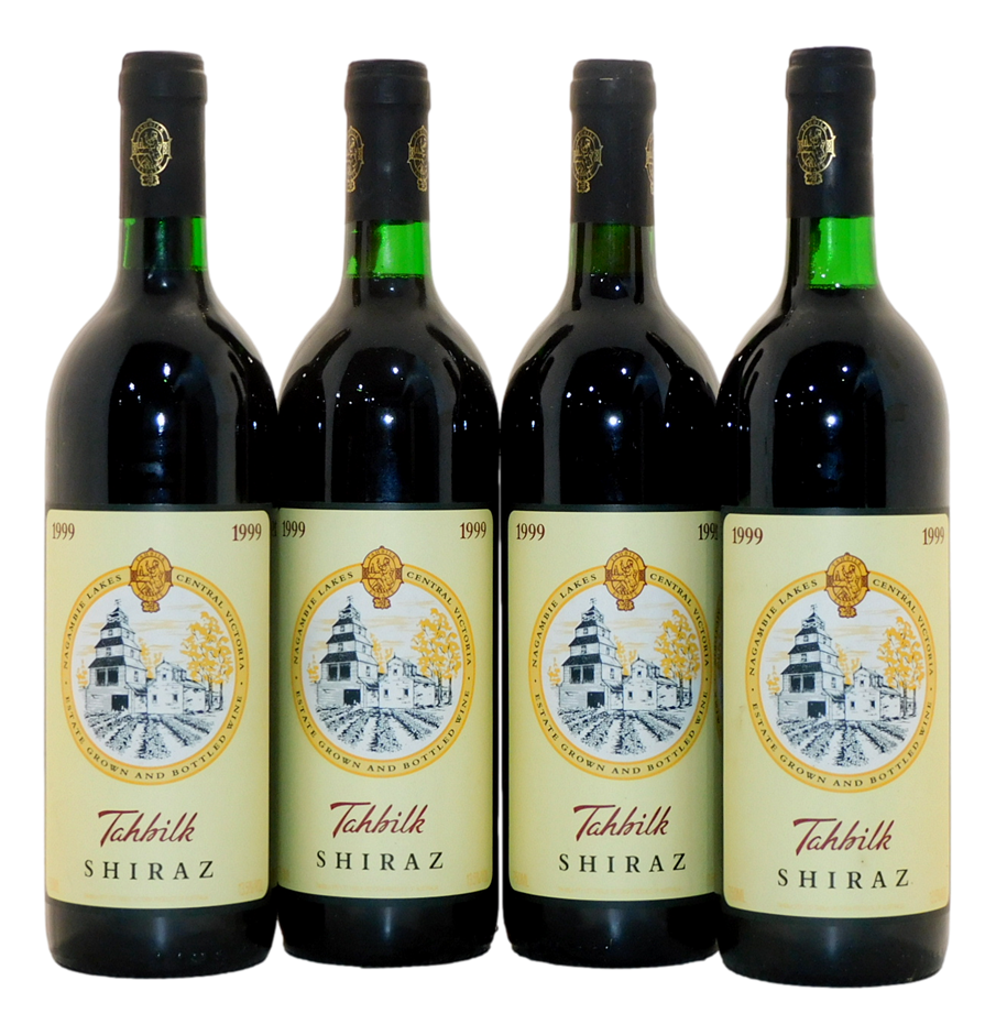 Tahbilk Shiraz 1999 (4x 750mL), VIC.