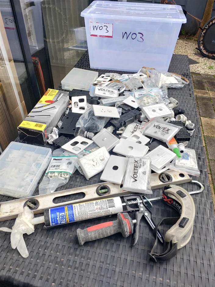 Large Qty of Electrical Switches and Hand Tools Auction (0275-3029233 ...