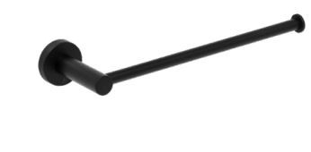 Round Towel Holder Matt Black