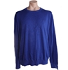 CALVIN KLEIN Men's Supima Sweater, Size L, 100% Cotton, Sodalite Blue (502)