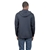 SIGNATURE Men's Hooded Fleece Jacket, Size M, Navy. Buyers Note - Discount