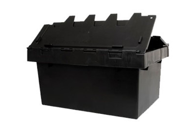 34 x Plastic Security Crate 33L Auction (0025-3029414) | Grays Australia