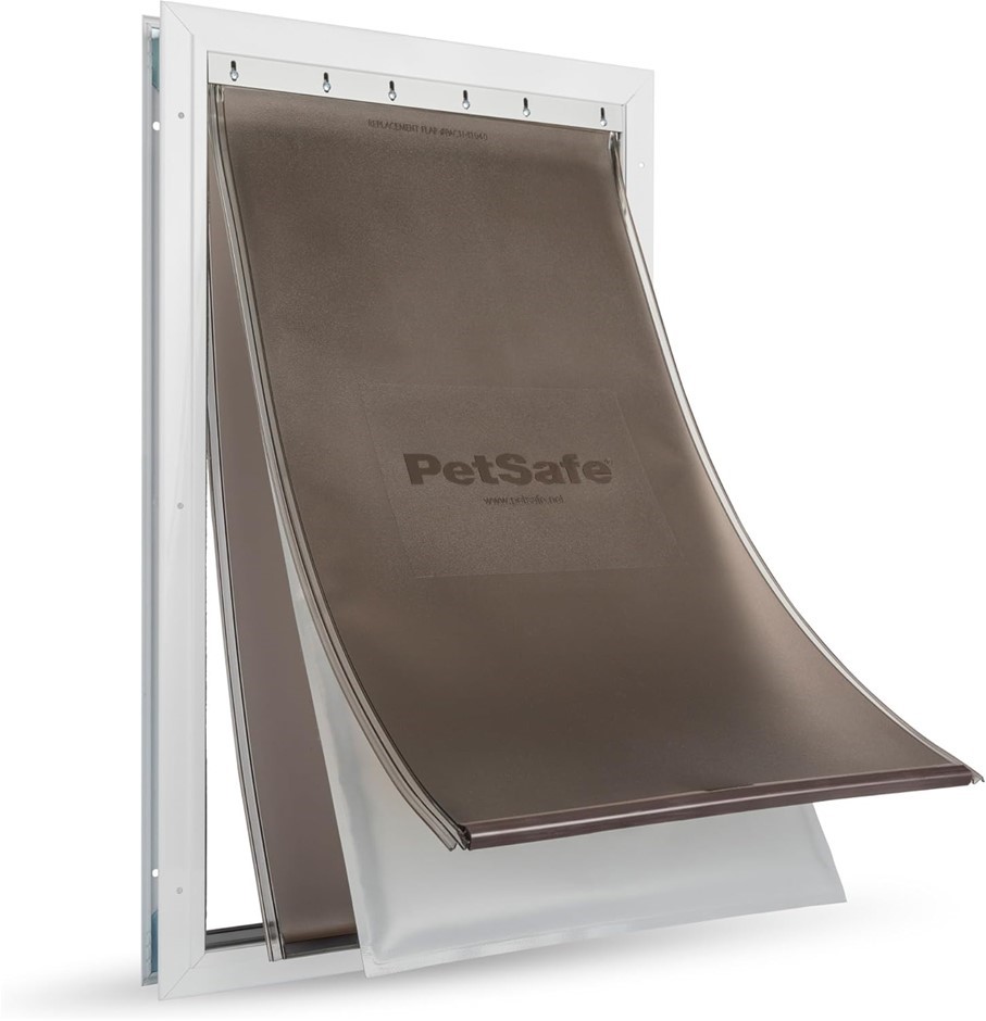 PETSAFE Extreme Weather Energy Efficient Aluminium Pet Door for Cats and Do
