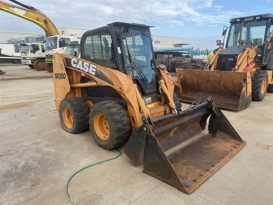 No Reserve: Skid Steer Loader & Super R Backhoe Loader