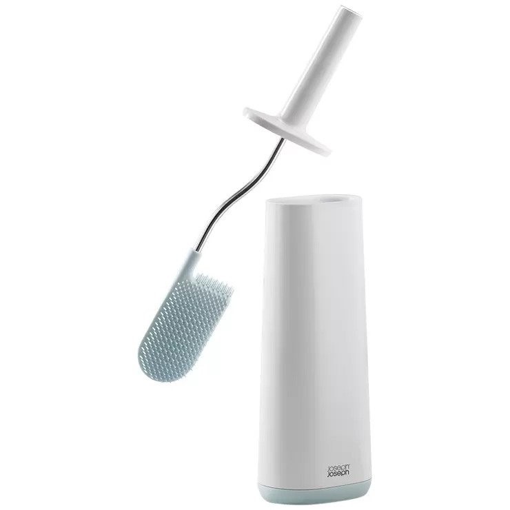 JOSEPH JOSEPH 2pk Flex Toilet Brush, Blue. NB: 1 x extra toilet brush.