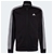 ADIDAS Men's 3S TT Tric Full Zip Track Jacket, Size XL, Black/White, H46099