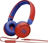 JBL Junior 310 Kids Wired ON Ear Headphones RED and Blue.