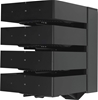FLEXSON Dock for 4 Sonos Amps, Black. Model FLXSAX4DK1021. NB: Not assemble