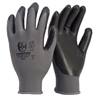 12 pairs x FRONTIER Takt Micro Foam Nitrile Glove, Size Small, Grey.