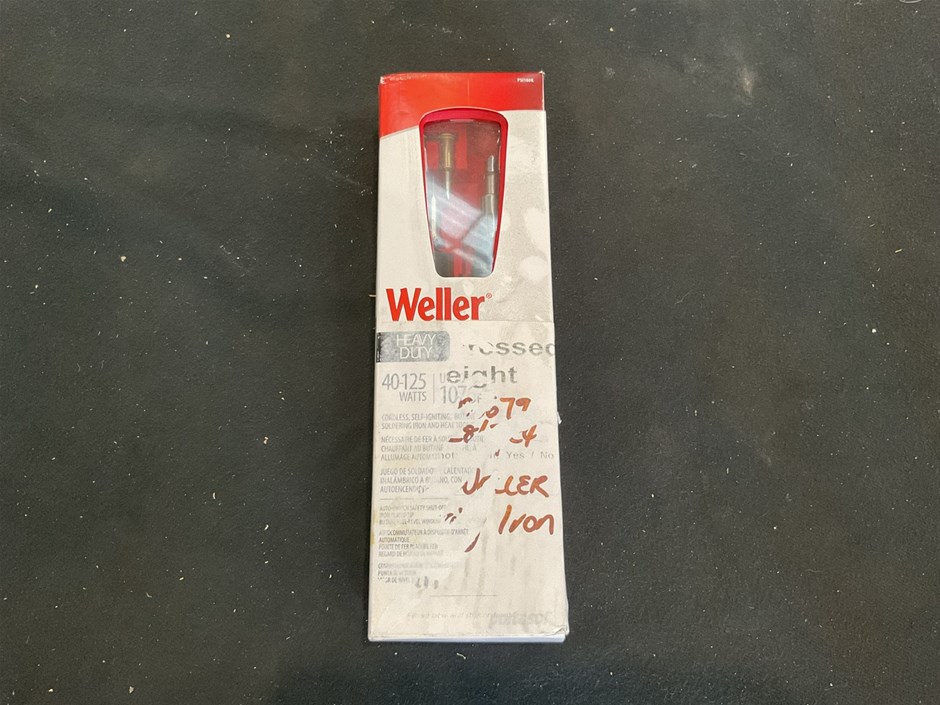 Weller 125W Butane Soldering Iron Tool Kit PSI100K Auction (0016