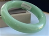 58Mm Natural Green Ice Jade Jedeite Bracelet Bangle
