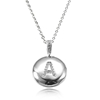 Personalized Letter 'A' Platinum with CZ Jewelry Beads Pendant Necklace