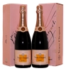 Veuve Clicquot Champagne Rose NV (2x 750mL), France.