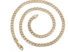 Italian 14kt Triple Yellow Gold Plated Chain