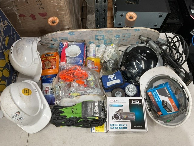 Lot of Assorted PPE Sundries Camera plus more Auction (0063-9056616 ...