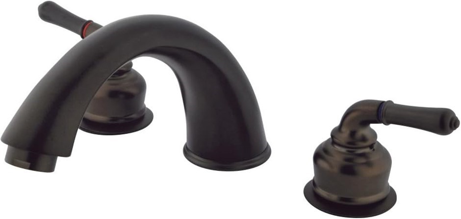 KINGSTON BRASS Magellan Roman Tub Faucet, Oil Rubbed Bronze,8-Inch Adjustab