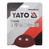 20 x Packs of 5 x YATO 125mm Abrasive Discs, Grit 80.