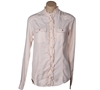 2 x BUFFALO Women's Long Sleeve Frill Button Up Tops, Size M, Pink.  Buyers