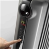 DELONGHI Radia S Digital Portable Oil Column Heater, 2400W, Grey, Model TRR