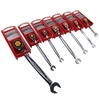 7 x Assorted SIDCHROME Reversible Gear Combination Spanners, Sizes: 15mm, 7