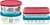 PYREX 8-Piece Harry Potter Food Storage Set with Decorative Round and Recta