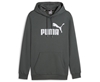 PUMA Men's Big Logo Fleece Hoodie, Size XL, 66% Cotton, Mineral Gray (69),