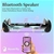 HOVERFLY NOVA PRO Hoverboard with Music Speaker, 6.5inch Colorful Lights Wh