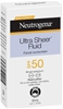 4 x NEUTROGENA Ultra Sheer Face Fluid Sunscreen SPF50, 40ml. BB: 10/2026.
