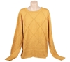 ELLE Women's Sweater, Size L, Yellow.  Buyers Note - Discount Freight Rates