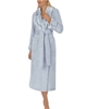 CAROLE HOCHMAN Women's Long Plush Robe, Size L, 100% Polyester, Blue, 93855