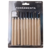 5 x 10pc Wood Carving Sets.
