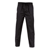 9 x DNC Polyester Cotton Drawstring Chef Pants, Size M, Black.