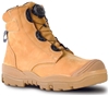 BATA Ranger Boa Safety Boots, Size US 8.5 / UK 7.5, Wheat.