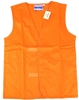 25 x WORKSENSE Cotton Drill Safety Vests, Size M, Orange