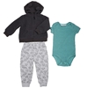 2 x CARTER'S Baby 3pc Set, Size 18m, Grey/Blue.  Buyers Note - Discount Fre