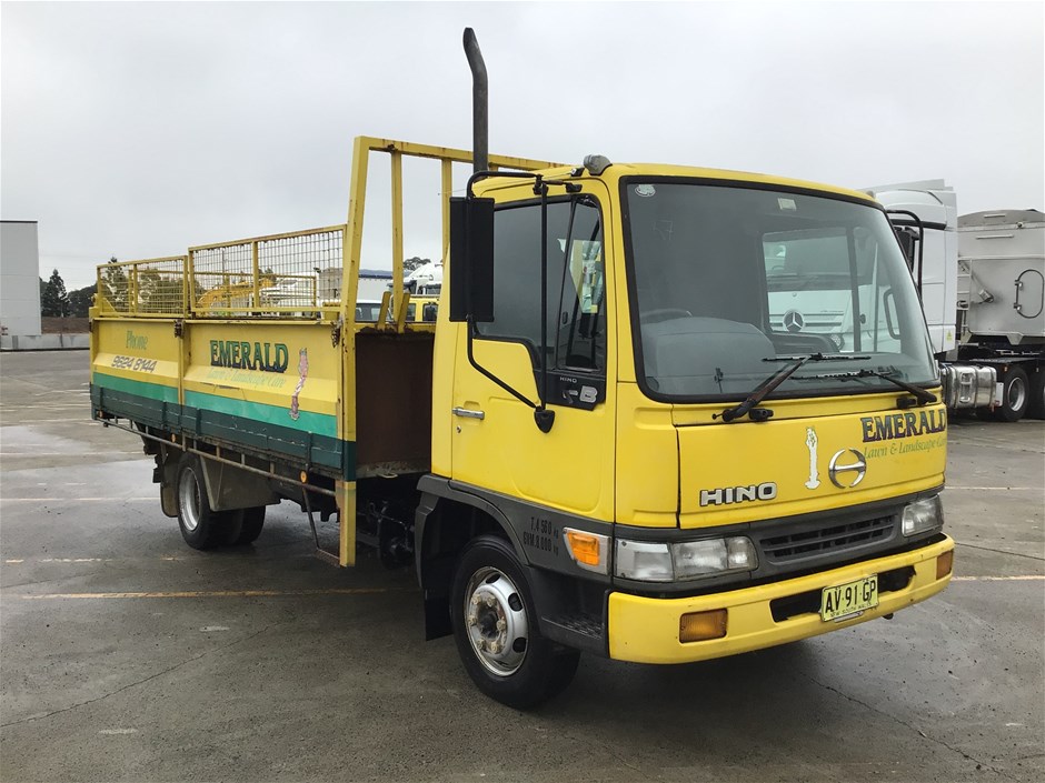 2001 Hino FB4J 4 x 2 Tipper Truck with Tailgate Loader - NSW