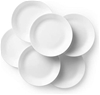 Pack of 6 x CORELLE Livingware Dinner Plates, Winter Frost White, 26 cm. NB