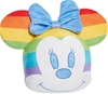 2 x JUST PLAY Disney Pride Character Head Minnie Mouse 12-inch Plush.