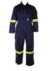 2 x WORKSENSE Fire Retardant Coverall, Size 87R, Navy.  Buyers Note - Disco