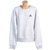 LE COQ SPORTIF Women's Agnes Crew Sweater, Size M, Cotton/Polyester, Snow M