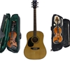 Assorted Instruments, 2 x Violins & 1 x Guitar